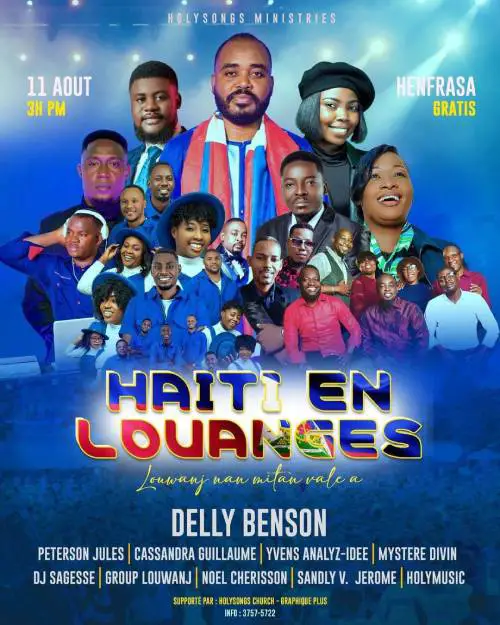 Holysongs Ministries, dirigée par Delly Benson, a récemment dévoilé l'affic...