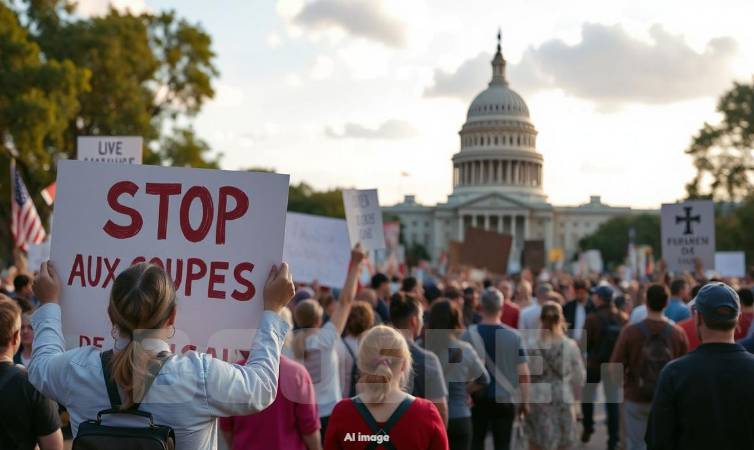 Evanjelik yo pwoteste kont Trump ak muzk
