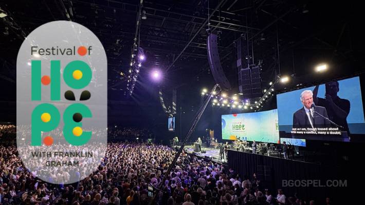 Mobilizasyon nan legliz Bèlj nan Festival la nan Hope nan Brussels.
