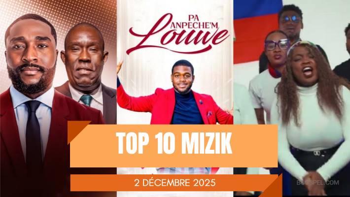 Top 10 Gospel Ayisyen - AMMIEL ROSILIEN, Frè Mendy, Jimla﻿