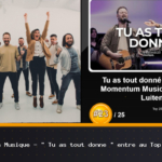 Momentum Musique - "Ou te bay tout bagay" antre nan Top 25 LIVE